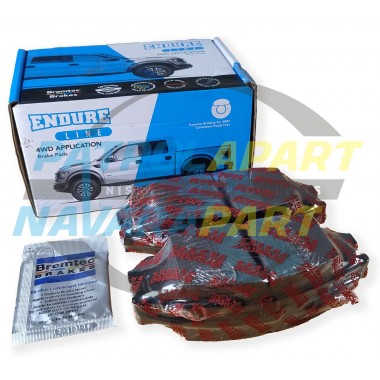 Bremtec 4WD Endurance Rear Brake Pads Set For Nissan Patrol Y60 GQ