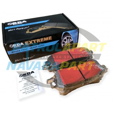 RDA Extreme Brake Pad Front For Nissan Patrol Y62