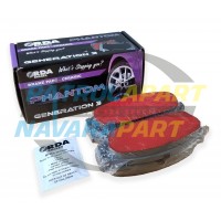 Rear RDA Phantom Premium Brake Pads For Nissan Patrol GQ