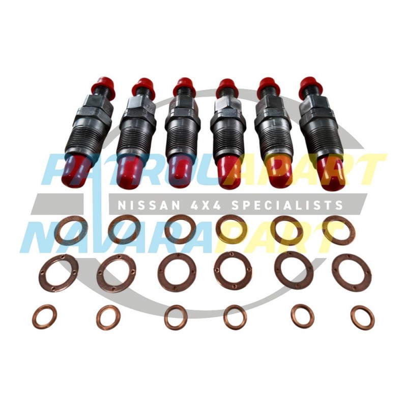 Reconditioned Injector Set For Nissan Patrol Y60 GQ, Y61 GU and Ford Maverick TD42
