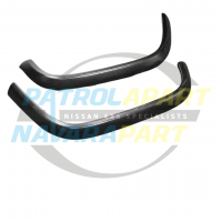 Front Flare Pair Factory Style New Black - Nissan Patrol Y60 GQ & Ford Maverick