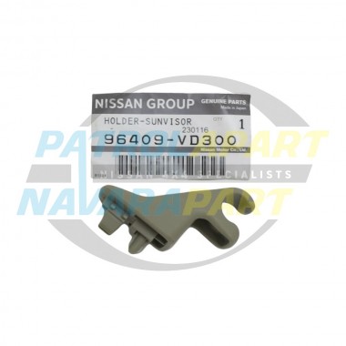 Genuine Nissan Sunvisor Clips - Nissan Patrol Y61 GU 4 - Colour Code G