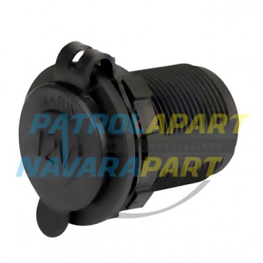 Roadpower Single DC Accessory Socket/Cigarette Socket, Flush Mount