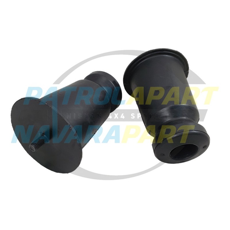 Front Bump Stop Pair Suit Nissan Patrol GQ Y60 & GU Y61