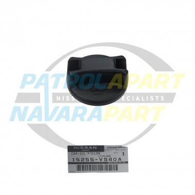 Genuine Nissan Oil Filler Cap - Nissan Patrol Y61 GU