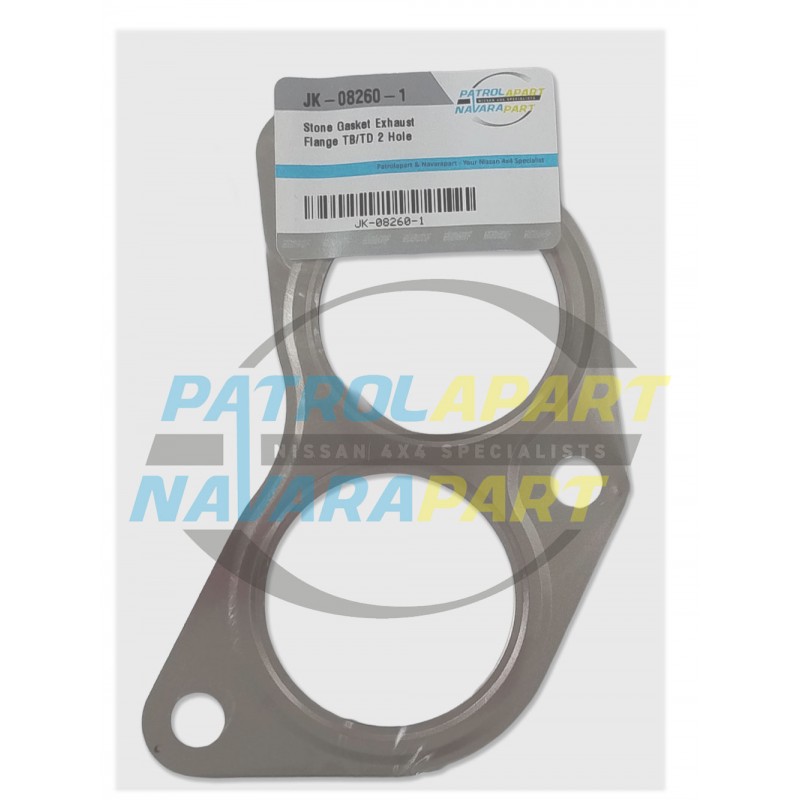 Stone Exhaust Flange Gasket - Nissan Patrol Y60 GQ, Y61 GU - TB/TD