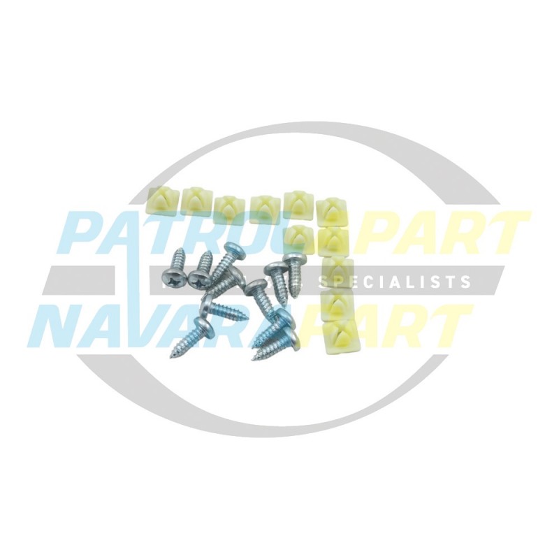 Front Grille Clip Kit with Screws Suits Nissan Patrol GQ Y60