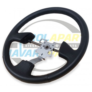 Patrolapart 3-Spoke Black Steering Wheel Only - Nissan Patrol Y60 GQ