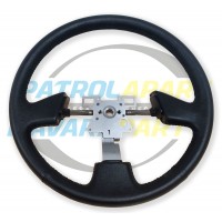 Patrolapart 3-Spoke Black Steering Wheel Only - Nissan Patrol Y60 GQ