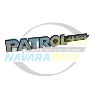 Genuine Nissan Patrol 4x4 Badge - Nissan Patrol Y60 GQ