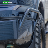 Raslarr V2 Rear Bar Black Right Tyre & Left Dual Jerry Can Carriers - Nissan Patrol Y62 Series 5