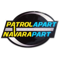 Patrolapart Gloss Tri Colour Vinyl Sticker / Decal 150mm x 100mm 