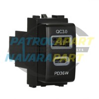 Dual USB Charge Point QC 3.0A for Nissan Patrol Y62