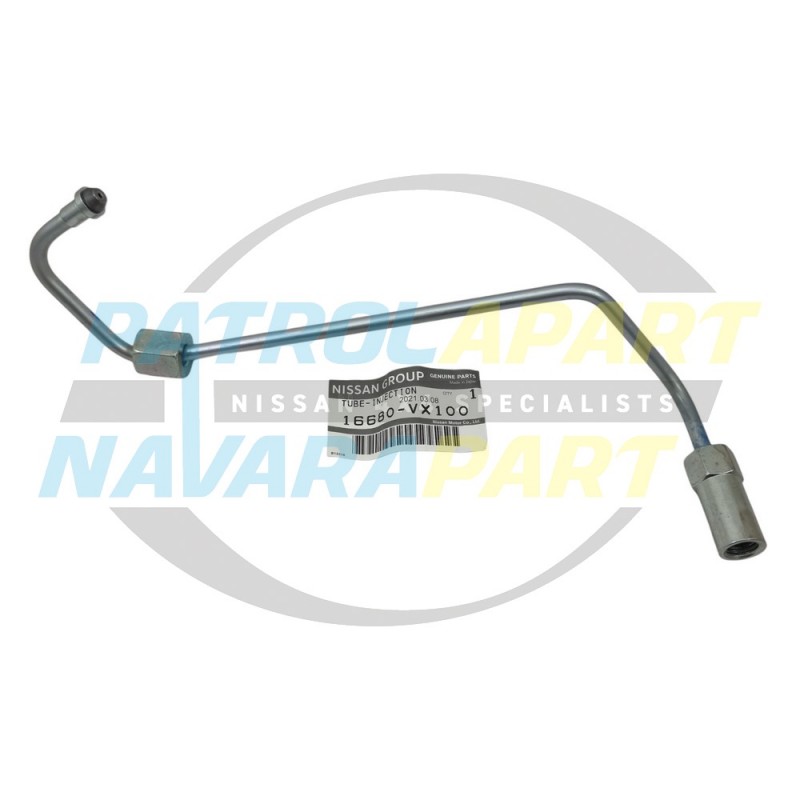 Genuine Nissan Patrol GU4 ZD30Di 08/2004-01/2007 No1 Injector Pipe