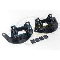 Dobinsons Remote Reservoir Mounting Bracket Universal Kit Front - Nissan Y60 GQ, Y61 GU - RM45-007
