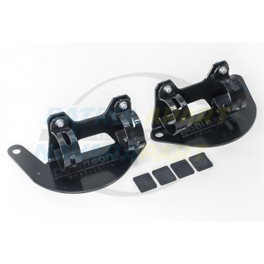 Dobinsons Remote Reservoir Mounting Bracket Universal Kit Front - Nissan Y60 GQ, Y61 GU - RM45-007