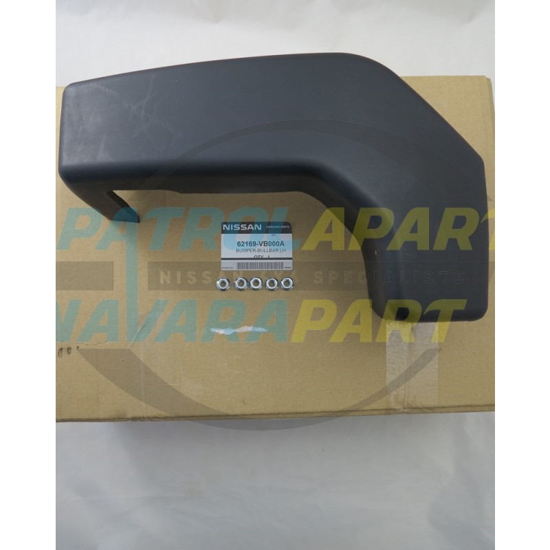 Genuine Nissan Patrol GU Steel Bull Bar Rubber Bumperette Kit LHS