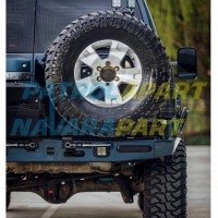 Raslarr Rear Bar V2 Hooped Super High Clearance - Nissan Patrol Y61 GU Series 4