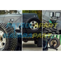 Raslarr Rear Bar V2 Hooped Super High Clearance - Nissan Patrol Y61 GU Series 4
