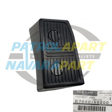 Genuine Nissan Foot Rest Plastic with Clips - Nissan Patrol Y61 GU