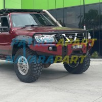 Raslarr Dallas Bull Bar with Hoops (Narrow Rad) - Y61 GU Patrol S1-3