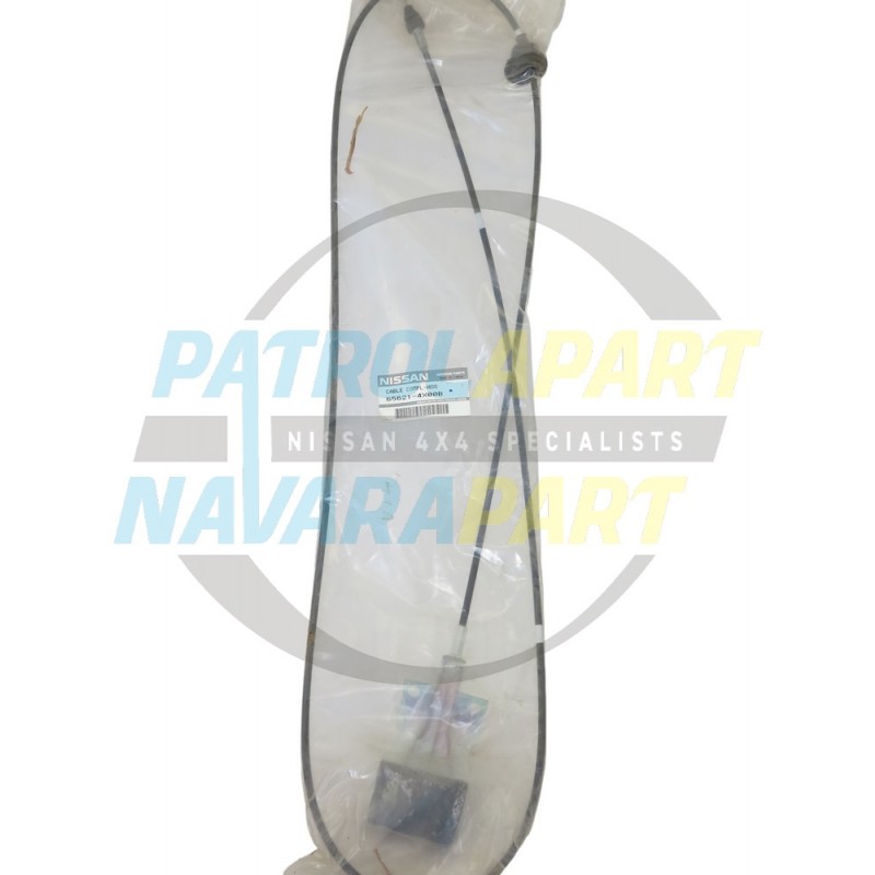 Genuine Nissan Bonnet Release Cable - D40 Navara - R51 Pathfinder