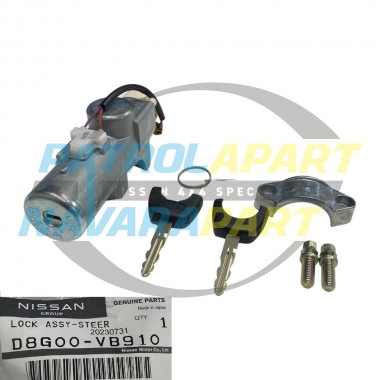 Genuine Nissan Ignition Barrel and Keys - Y61 GU Wagon ZD30 DI TB48 45