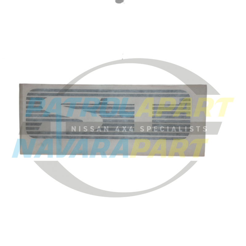 Genuine Nissan Decal ST Rear 1/4 Suits Dark Cars - Grey - Nissan Patrol Y61 GU