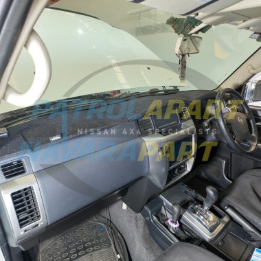 Black Shevron Dash Mat for Nissan Patrol GU Y61 Wagon Series 4