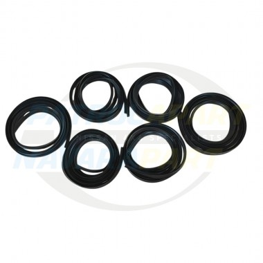 All New Flare Seal Rubber Mould Black 1.8M Length (6 Pack) - Nissan Patrol Y60 GQ & Y61 GU