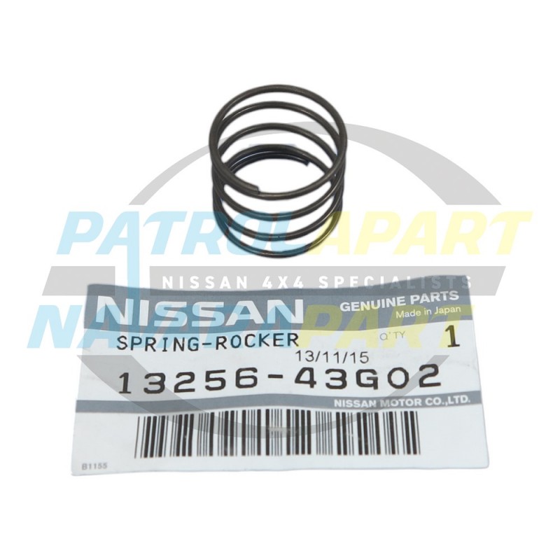 Genuine Nissan Rocker Shaft Front Spring - Nissan Patrol Y60 GQ, Y61 GU TD42