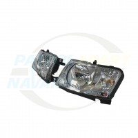 Headlight Complete Assembly PAIR - Genuine Nissan Patrol GU4