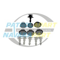 Rear Quarter Panel Flare Clip Kit - Nissan Y61 GU Series 1 2 3