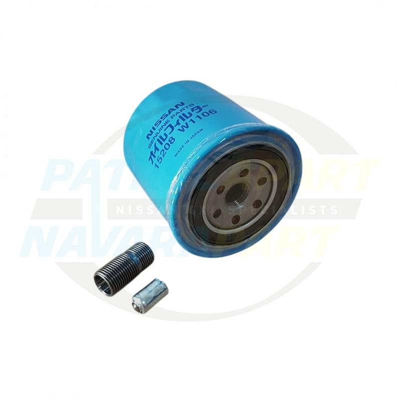 Genuine Nissan Oil Cooler Delete Kit - Nissan Patrol Y60 TB42E & Y61 GU TB45/TB48