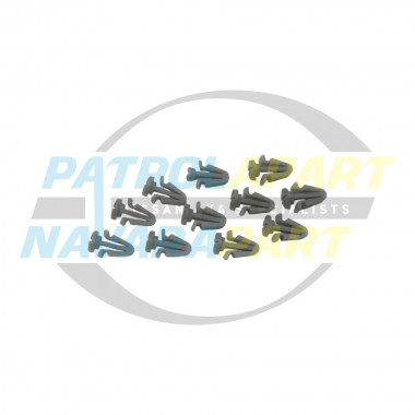 Grille Clip Set (11 Piece) - Nissan Patrol GQ