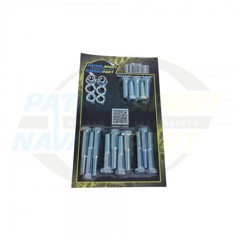 Bellhousing Bolt Kit - Nissan Patrol TD42