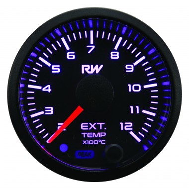 Digital EGT (Exhaust Gas Temperature) Gauge 52mm 200-1200 Deg C - Raceworks