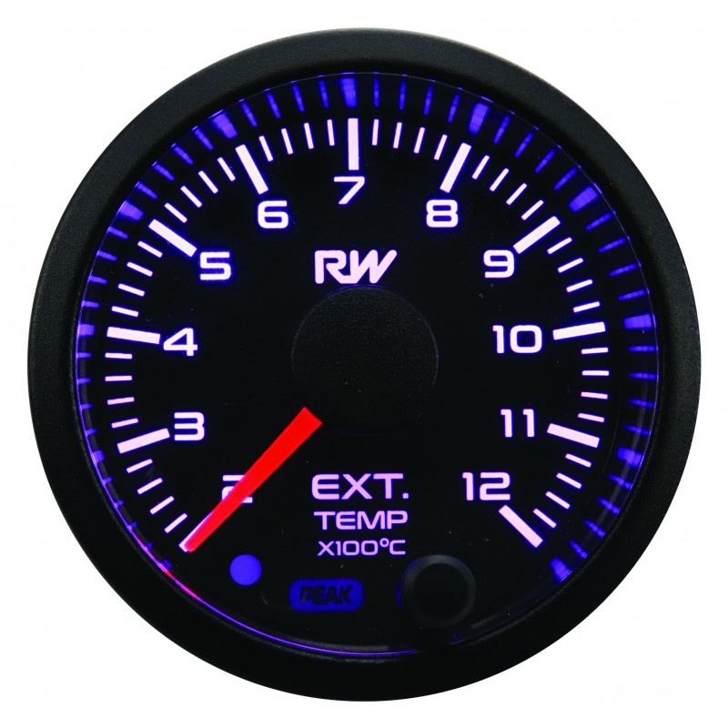 Digital EGT (Exhaust Gas Temperature) Gauge 52mm 200-1200 Deg C - Raceworks