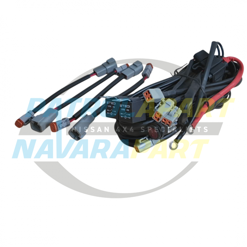 Wiring Loom Driving Light Quad Plug 4x Connector - STEDI