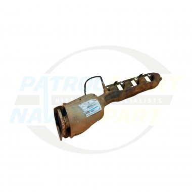 Exhaust Manifold & Catalytic Converter Right Hand USED - Nissan Patrol Y62 VK56