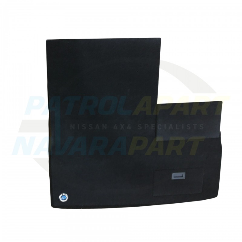 Full Boar Fourbie Drawers Rear Cargo False Floor in Black L Shape - Nissan Patrol Y62