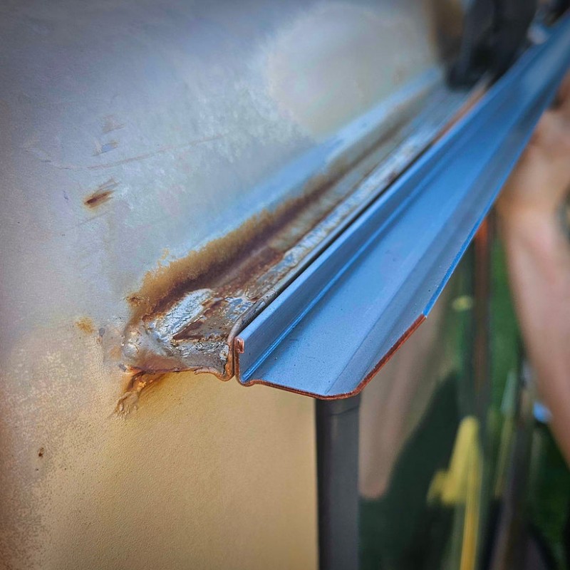 Roof Gutter Channel Rust Repair Panel – ALL GQ Patrol / Ford Maverick Models 1m Length