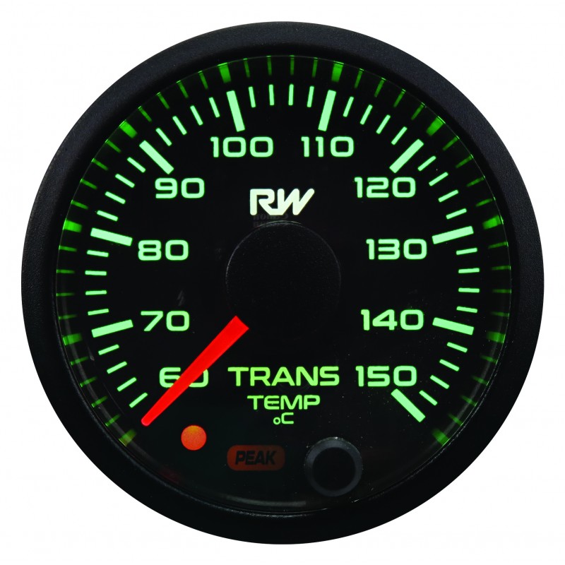 Electronic Transmission Temperature Gauge Kit 52mm - Raceworks