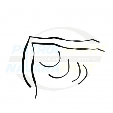 Window Bailey Channel Kit - Suit Nissan Patrol GQ SWB & Ute with Manual Mirrors