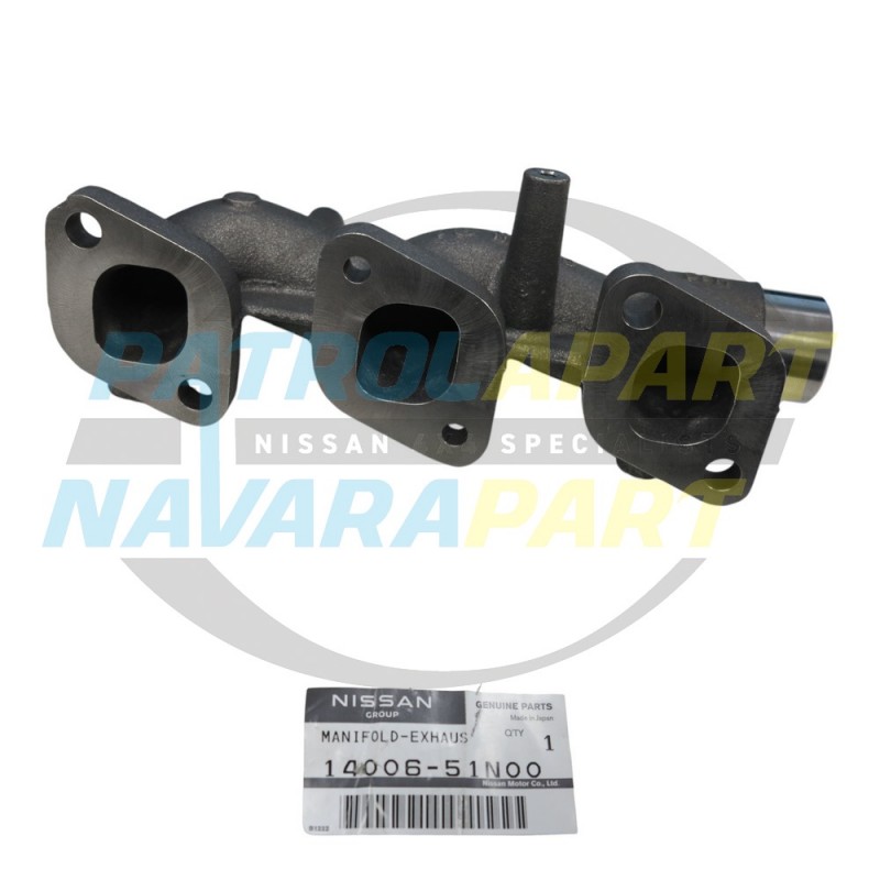 Genuine Nissan Exhaust Turbo Manifold Front Section - Nissan Patrol GQ Y60 & GU Y61 TD42