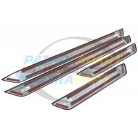 Genuine Nissan Kick Panel Scuff Plate Set - Nissan Patrol Y61 GU