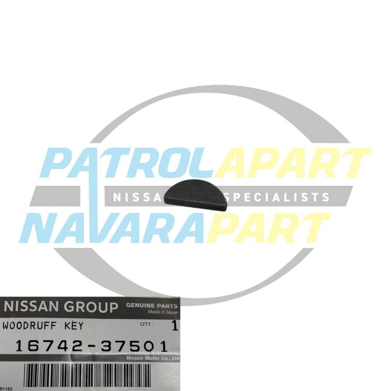 Genuine Nissan Woodruff Key Injector Pump Gear - Patrol GQ GU TD42