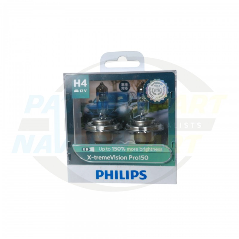 Globe H4 60/55W +150% Extreme Vision - 2 Pack