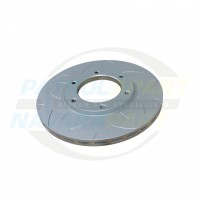 Protex Ultra Premium Slotted Brake Disc Rotor GQ Single Piston Front (Non Directional)
