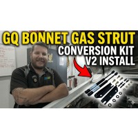 Bonnet Gas Strut Conversion Kit V2 - Nissan Patrol Y60 GQ